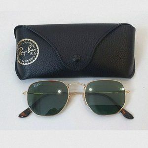 Ray-Ban Hexagonal Flat Lense Rb3548 001 Sunglasses